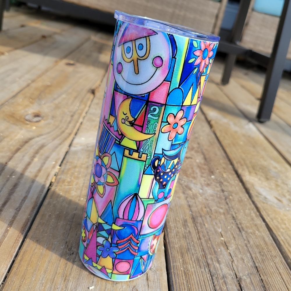 It's a small world tumbler